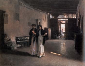 約翰 辛格 薩金特 Venetian Interior 約翰 辛格 薩金特 Venetian Interior